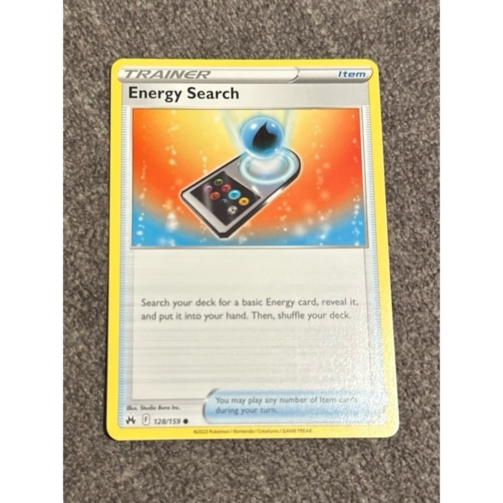 Energy‎ Search Trainer Pokémon card
